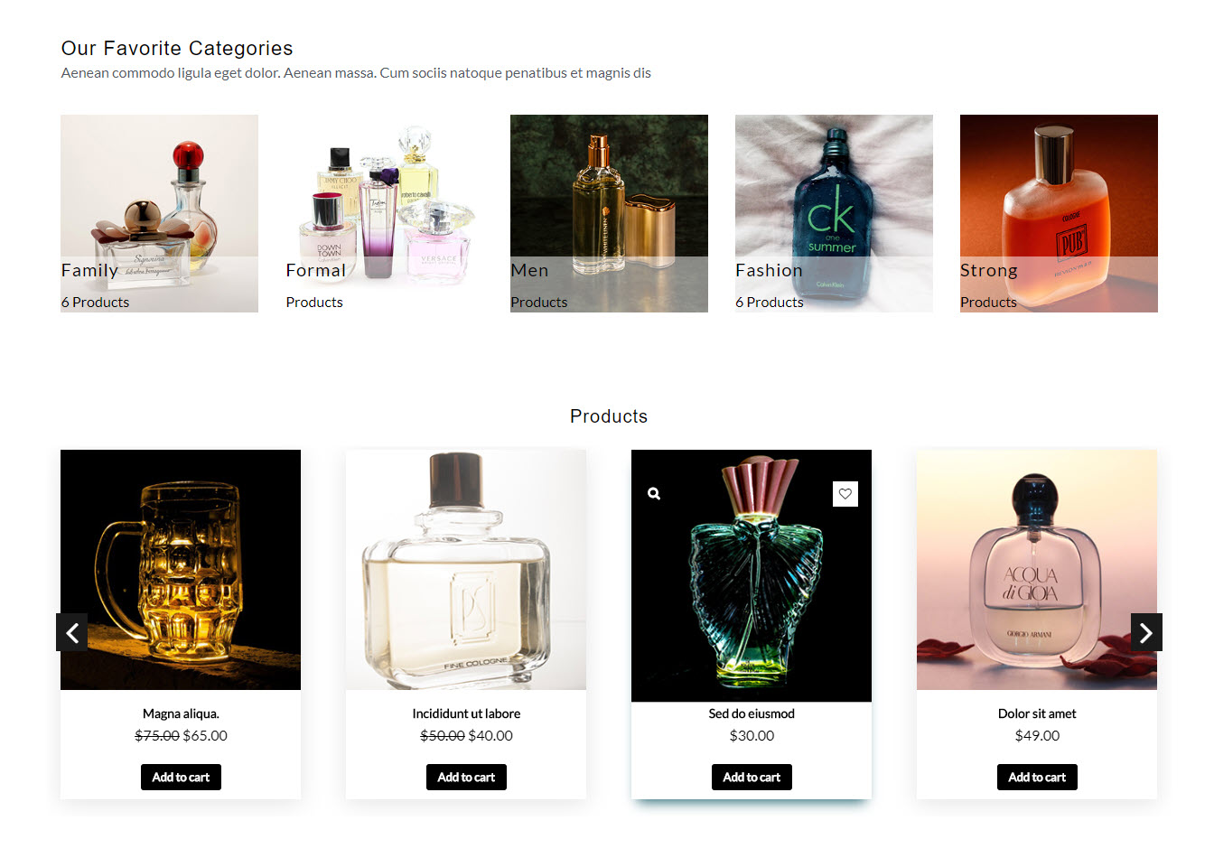 Product Category Box