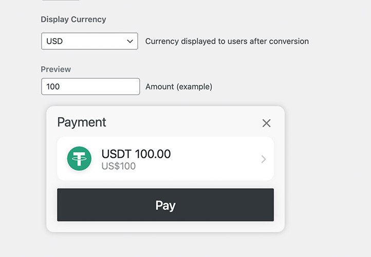 Customize the style of the payment widget.
