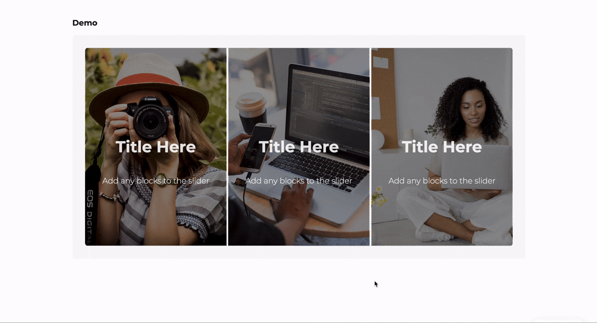 Counter Group block with animated statistics and number formatting