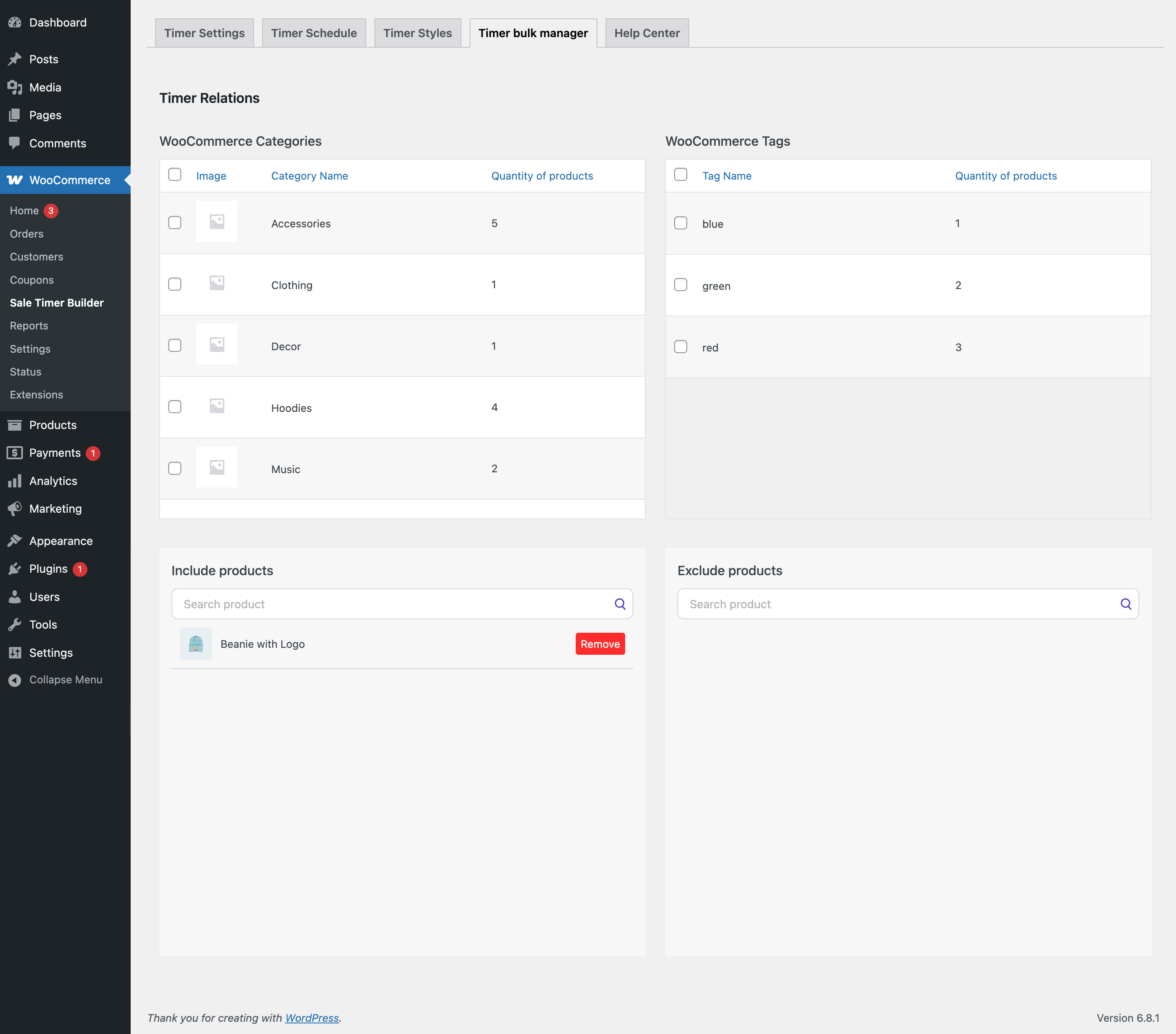 Timer on single producte page, before add to cart