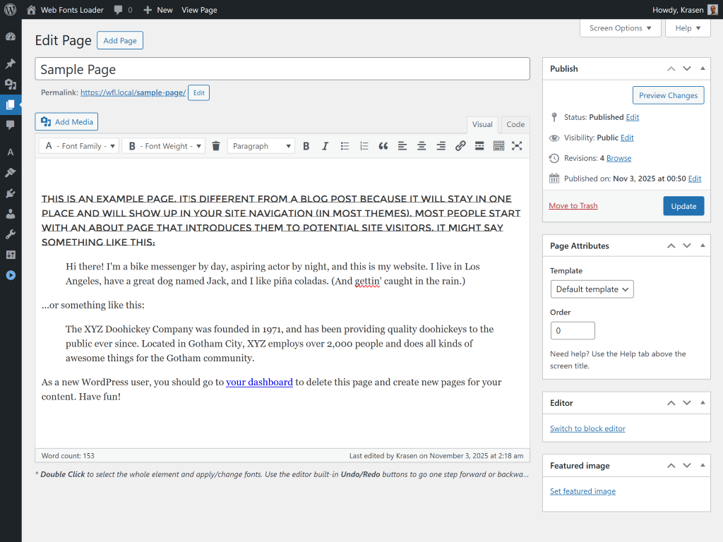 screenshot-3.(png) - Font performance monitoring dashboard