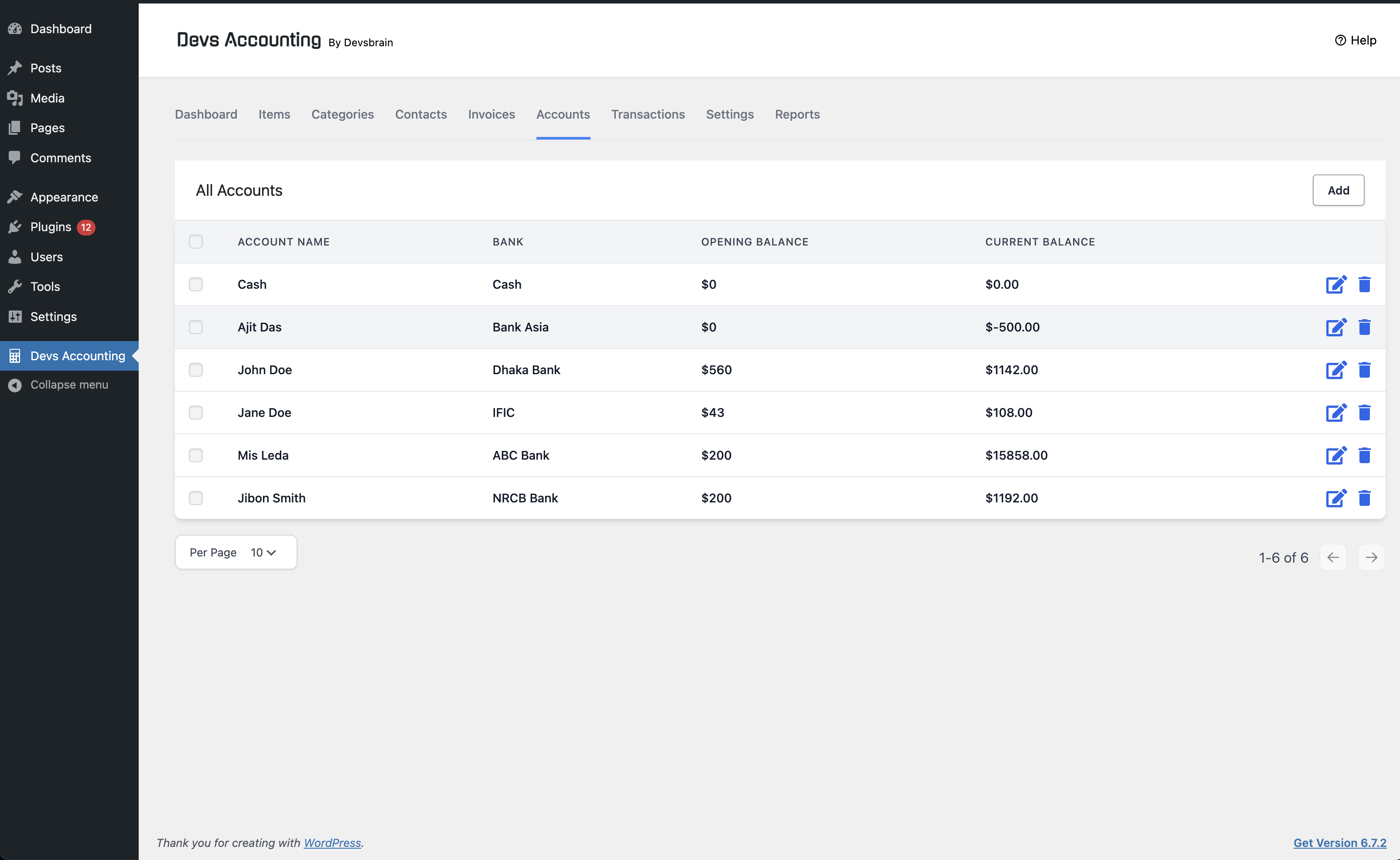Show the view of Account  screenshot-13.png