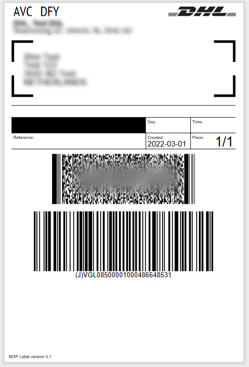 Print labels directly from the order screen