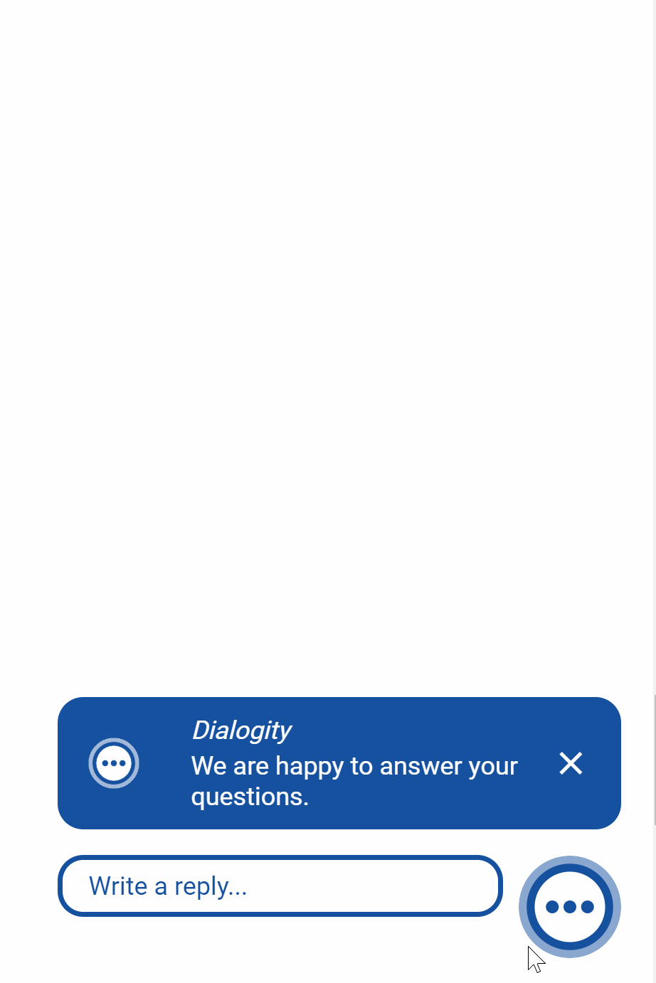 How chat works on the site