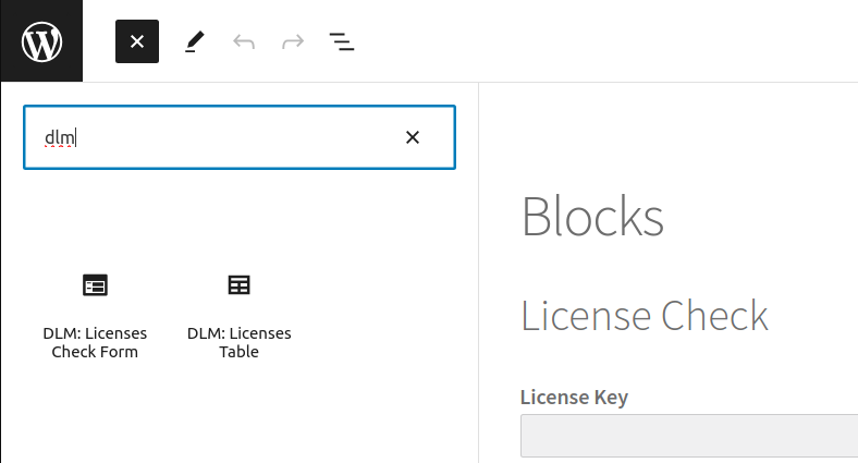 My Account - Licenses overview