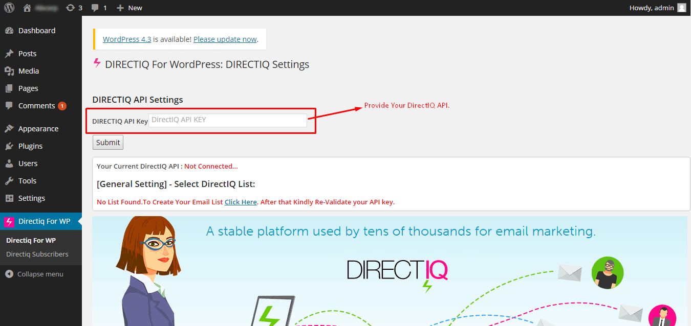DirectIQ API Verification