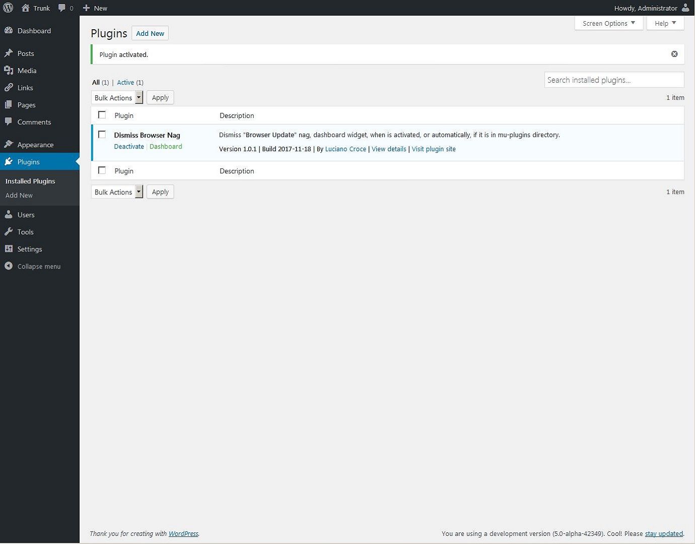 As single Plugin Enabled ~ Screenshot 3 of 4