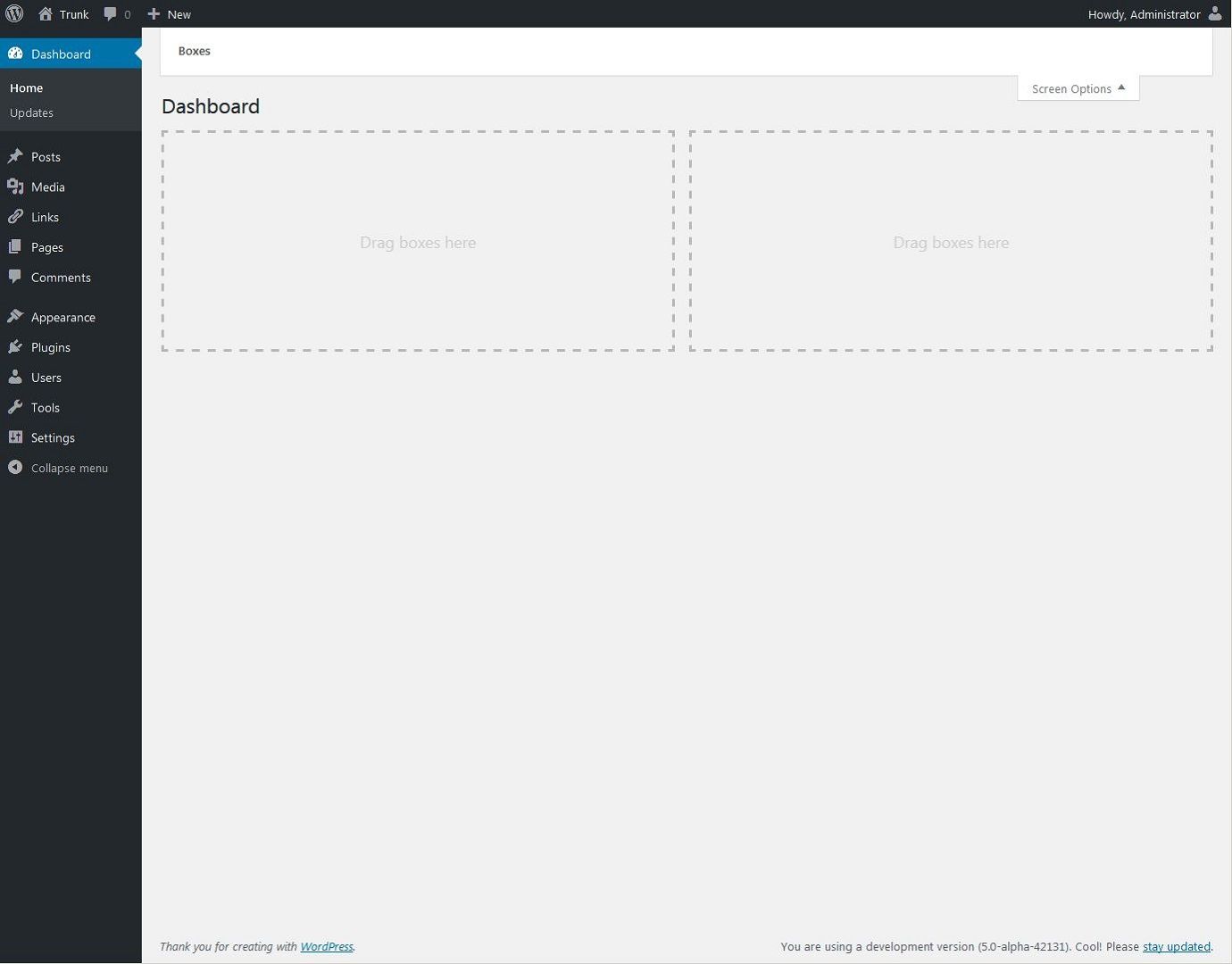 Dashboard Widget Disabled - Screenshot 2 of 4
