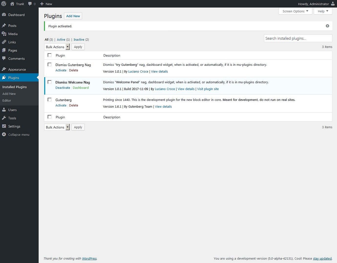 As single Plugin Enabled - Screenshot 3 of 4