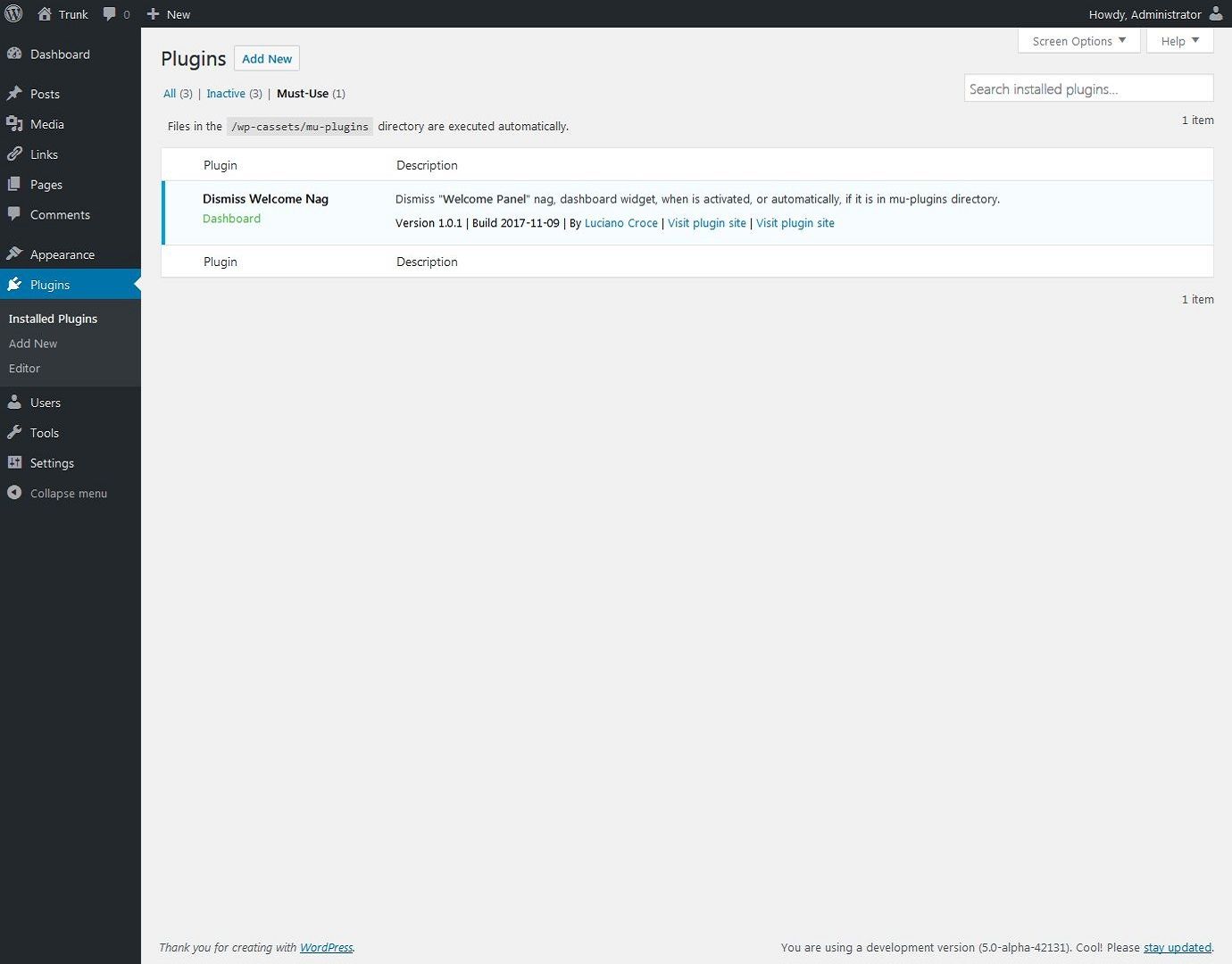 As mu-plugins Enabled - Screenshot 4 of 4