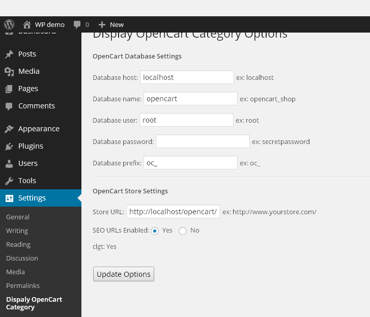 Administration interface in WordPress 3.8