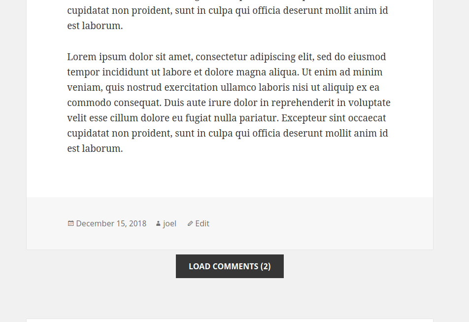 Sample Button when On Click lazy load enabled.