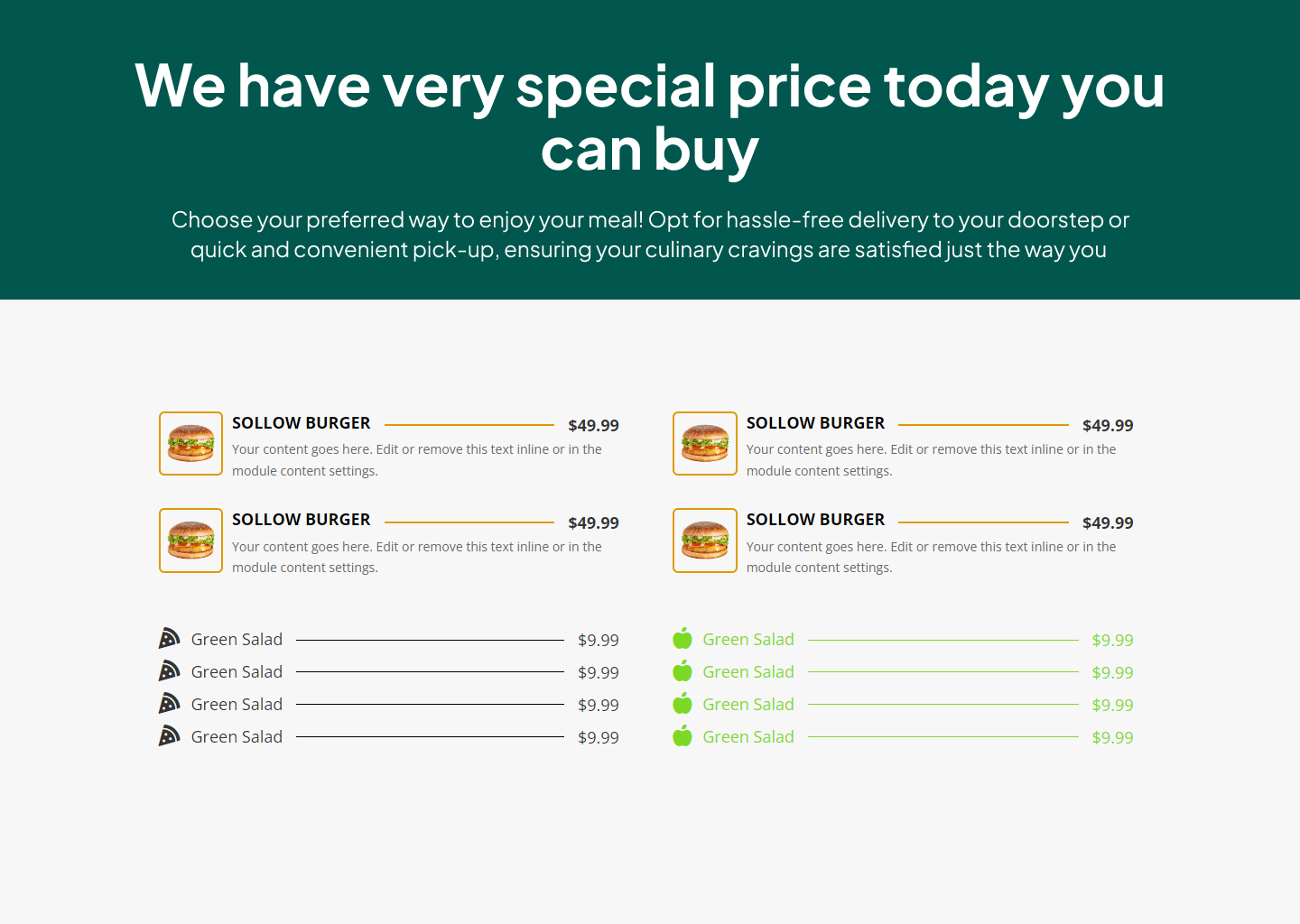 2 Types of Price Lists