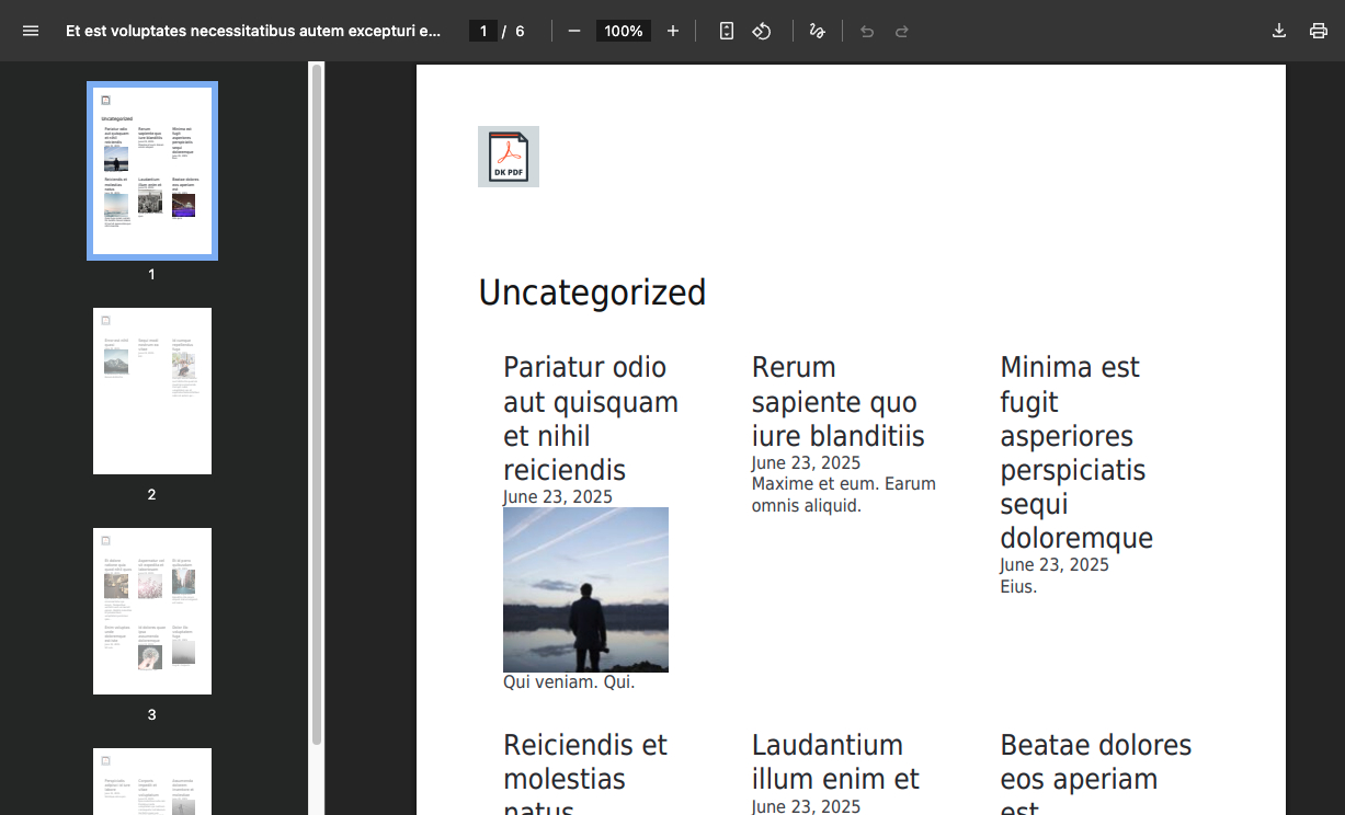 WooCommerce Shop PDF