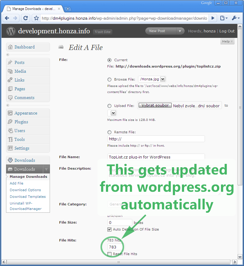 WP-DownloadManager