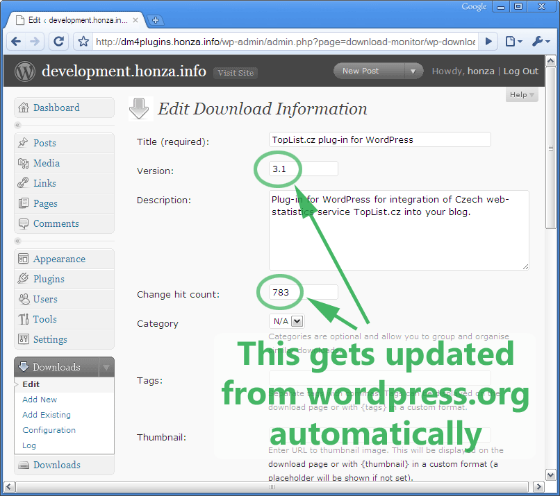 WordPress Download Monitor