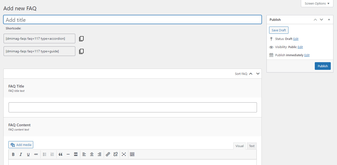 Add new FAQ