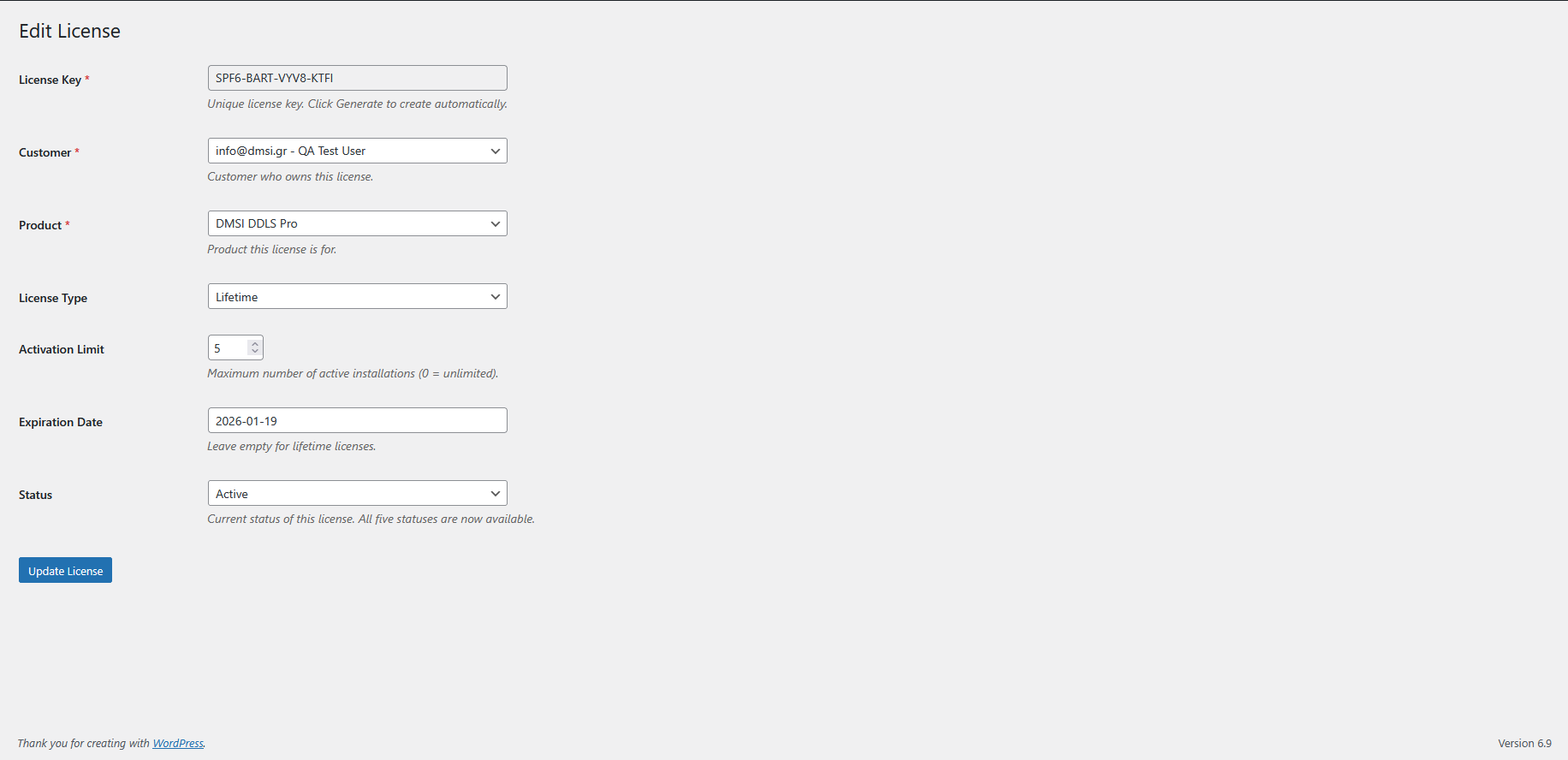 Reports - License and revenue analytics