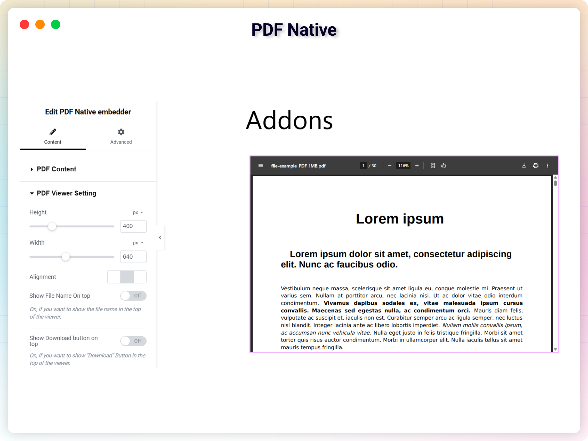 PDF Native