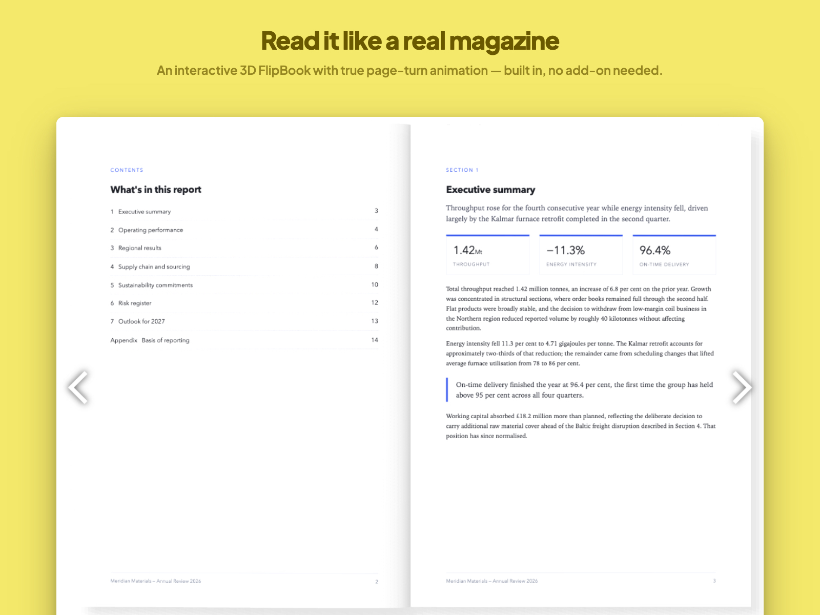 A searchable library of every file — Search, filter and sort your documents, with view and download buttons on every card.