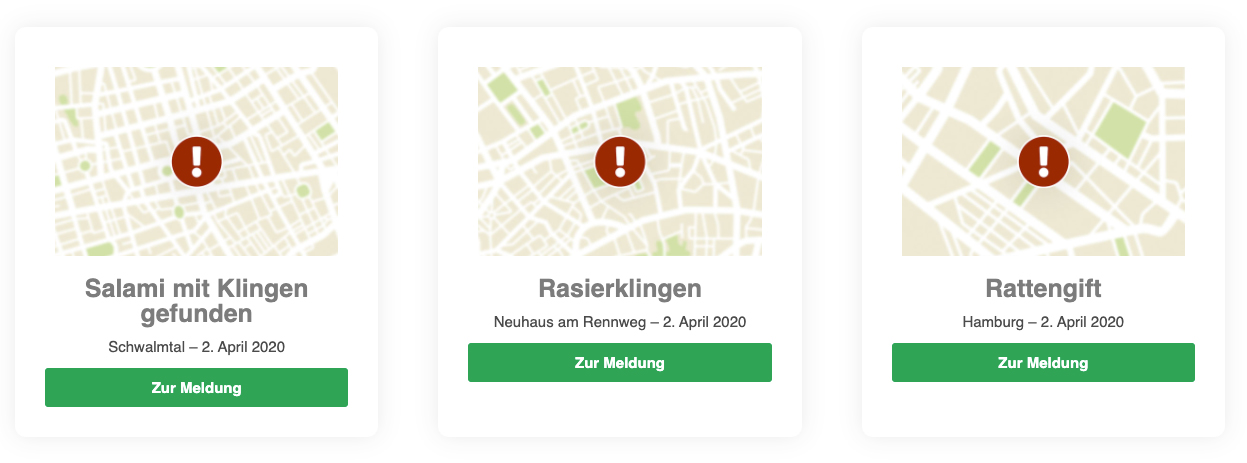 Meldungen in der großen Ansicht