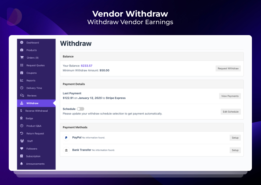 Frontend &rarr; Product Listing