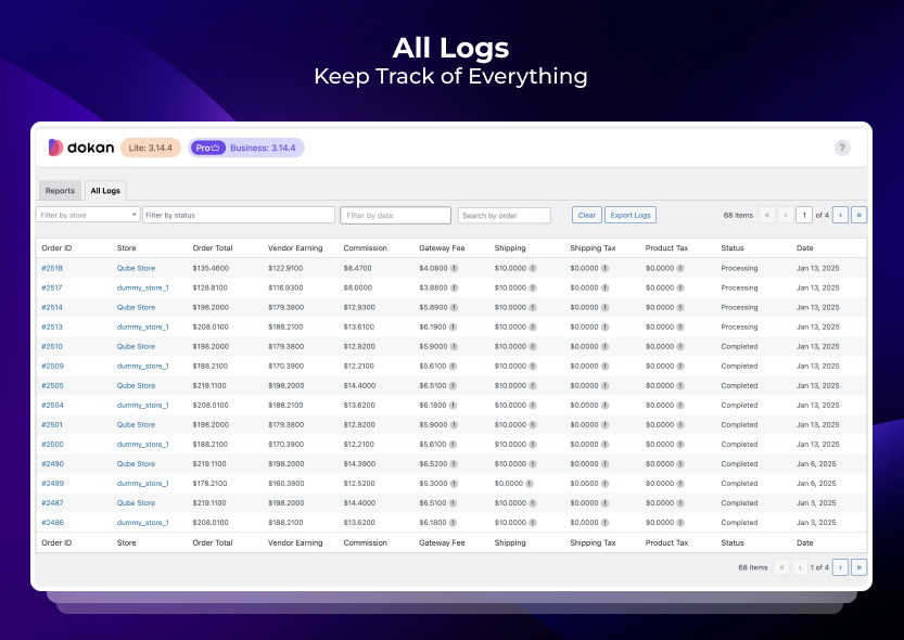Frontend &rarr; Vendor Verification