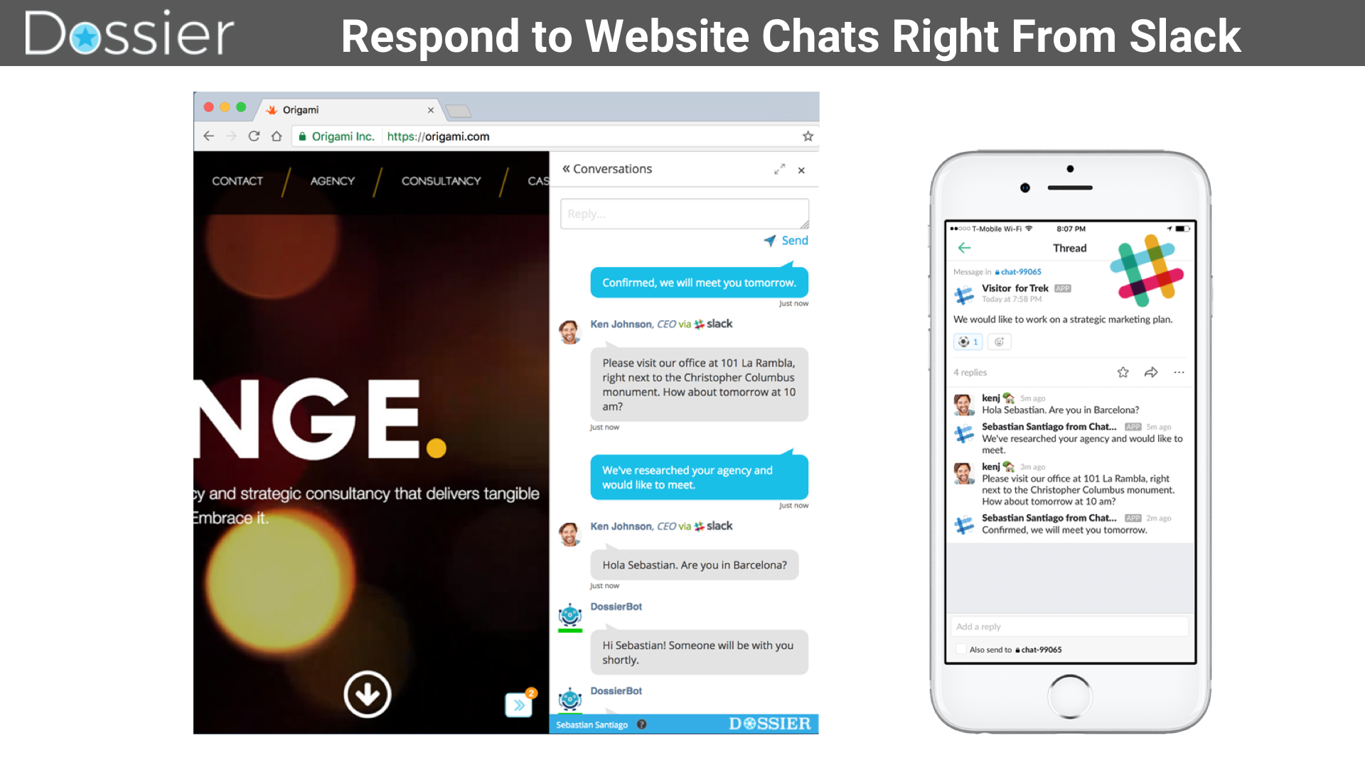 Respond to Website Chats Right From Slack