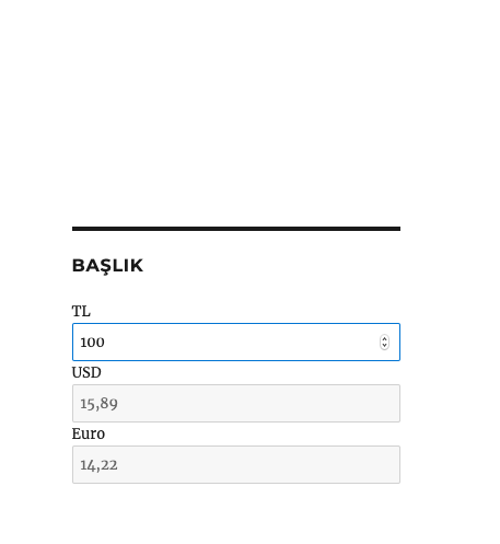 Convert to (USD and EURO)