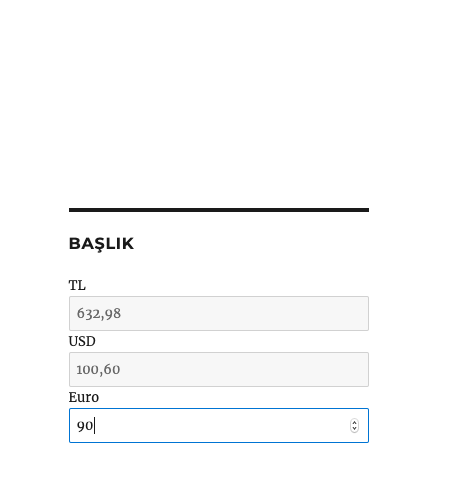Convert to (TRY and USD)
