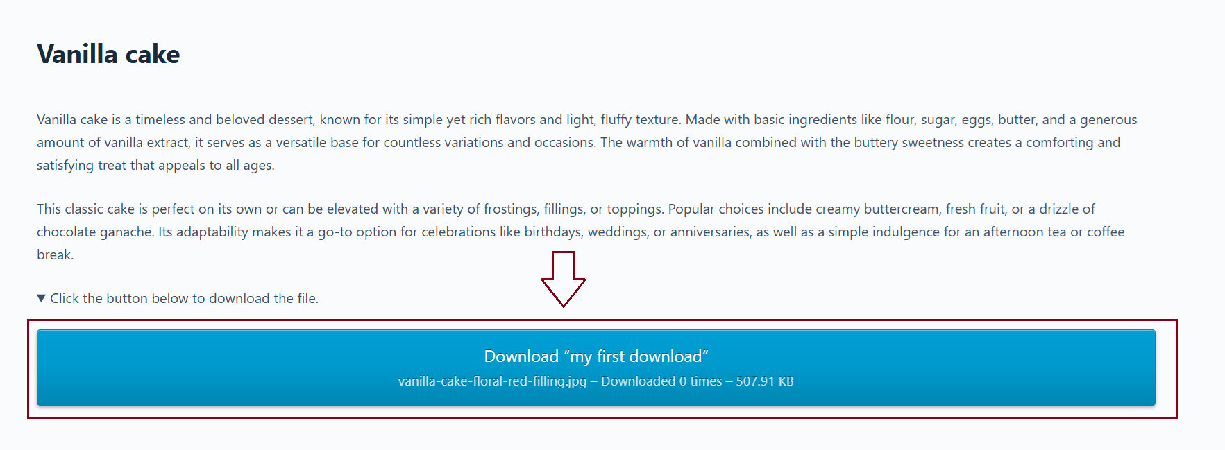 Listing a product in the front-end