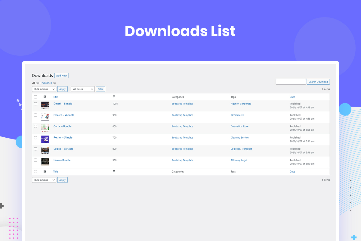 Details Layouts Settings