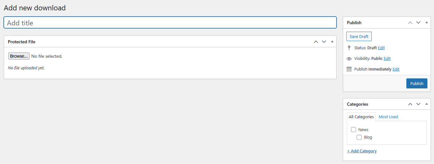 Create a new download.