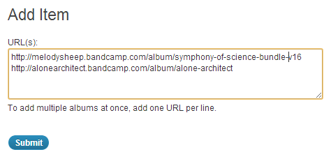 How to Add albums