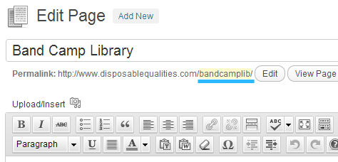 How to find the page slug