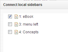 You decide(Pro Version)  locally which sidebar you want publish or not publish in a particular Post or Page