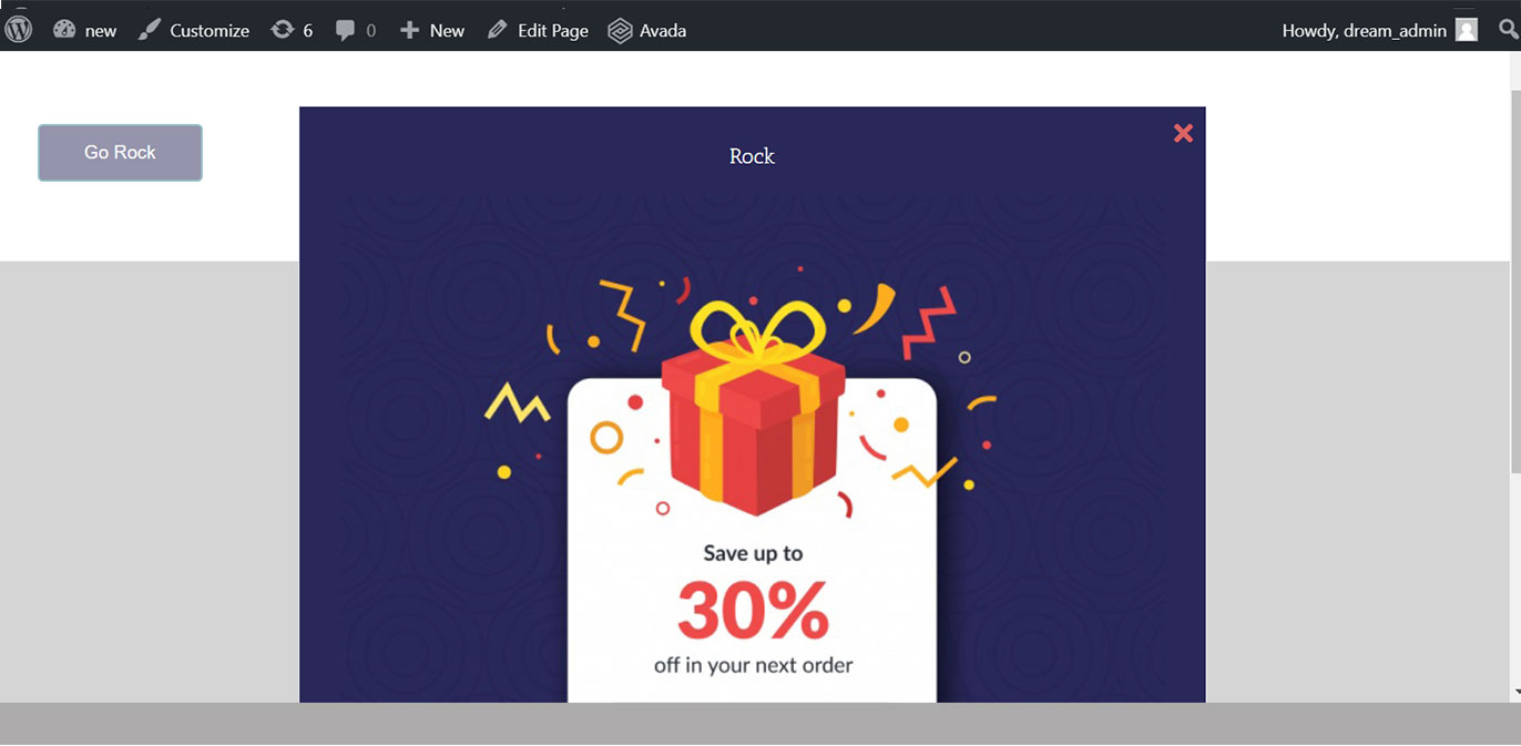 Popup Show Example 2.