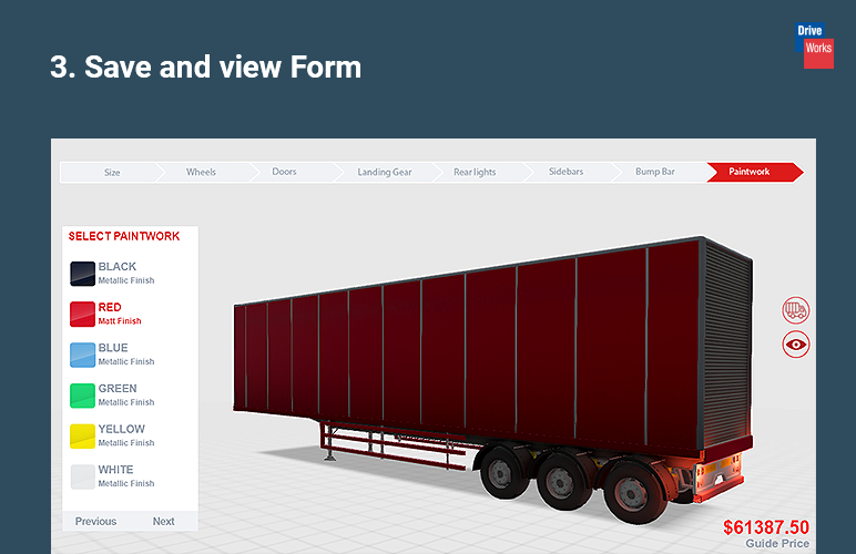 Save and view the Form rendered in your content.