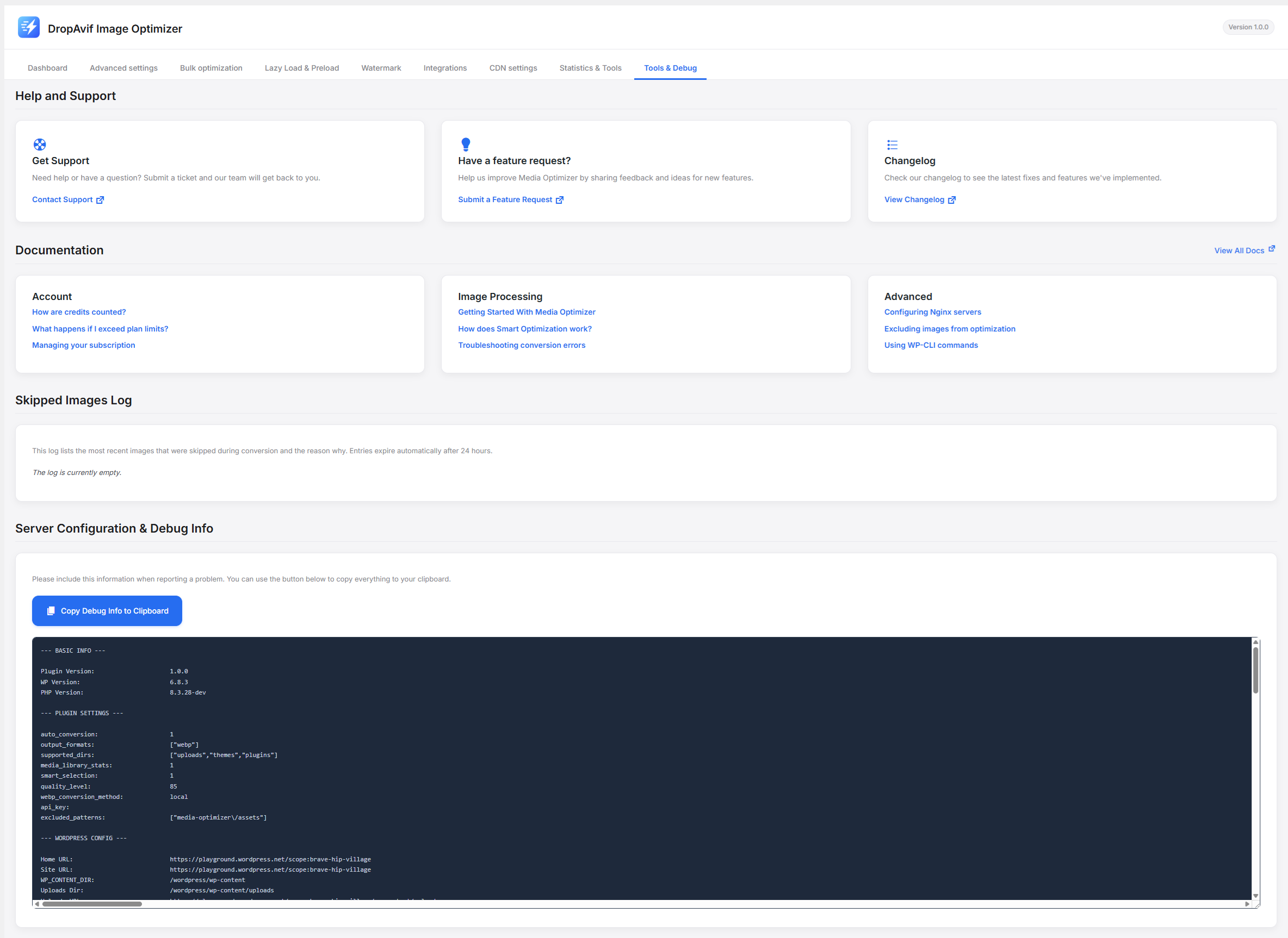 **Help And Support:** The "Before & After".