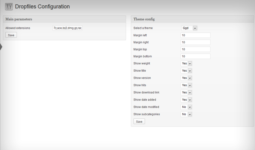 Easy parameters