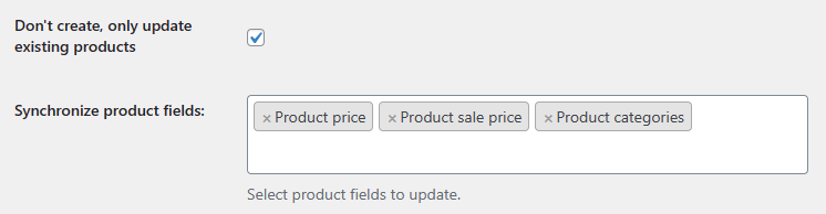 Update the product's short description and import products with images