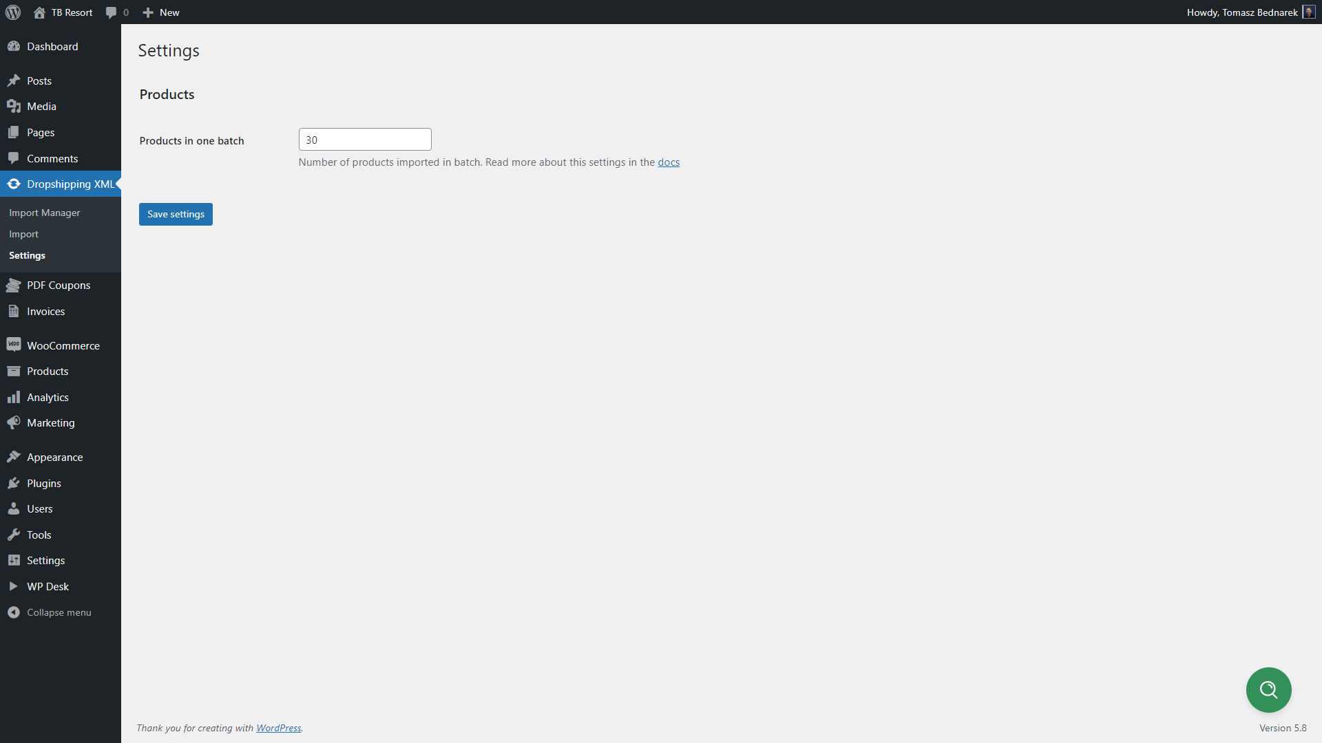 Synchronize product fields during import and product update