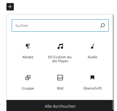 Gutenberg Support
