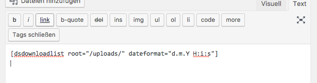 shortcode