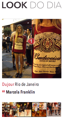 Seu look do dia exibido no seu blog