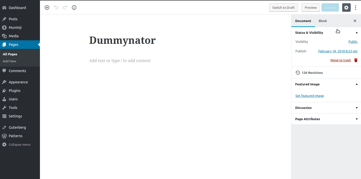 Plugin in action