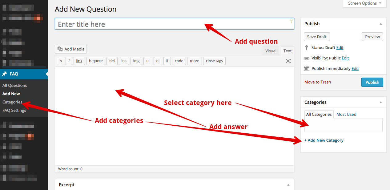 How you should create a question