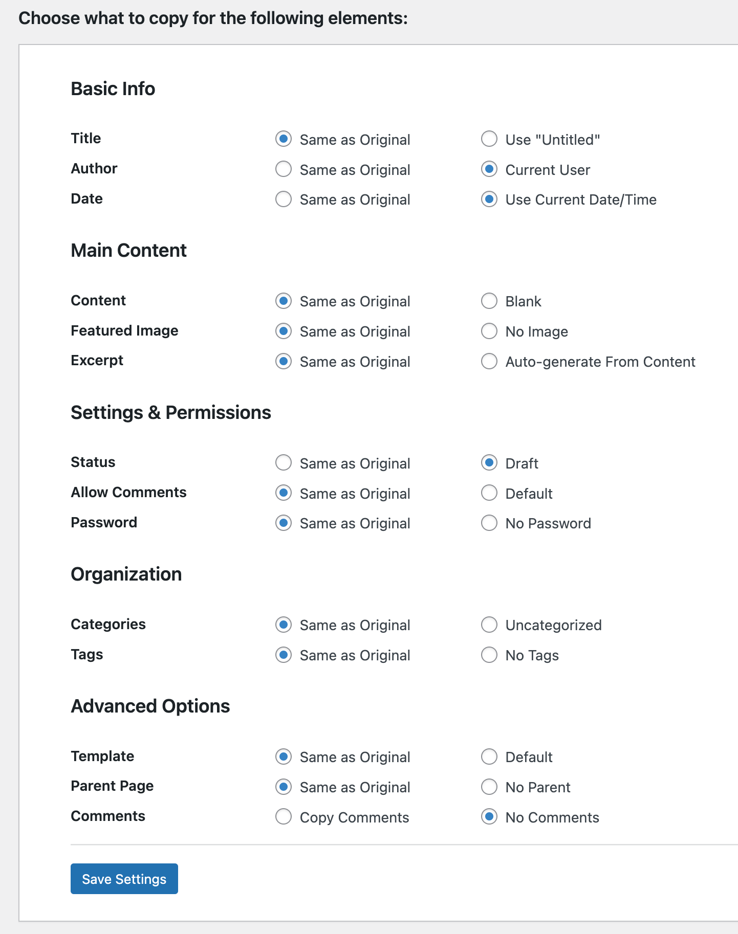 Choose what to copy in the duplicate post or page screenshot-2.png