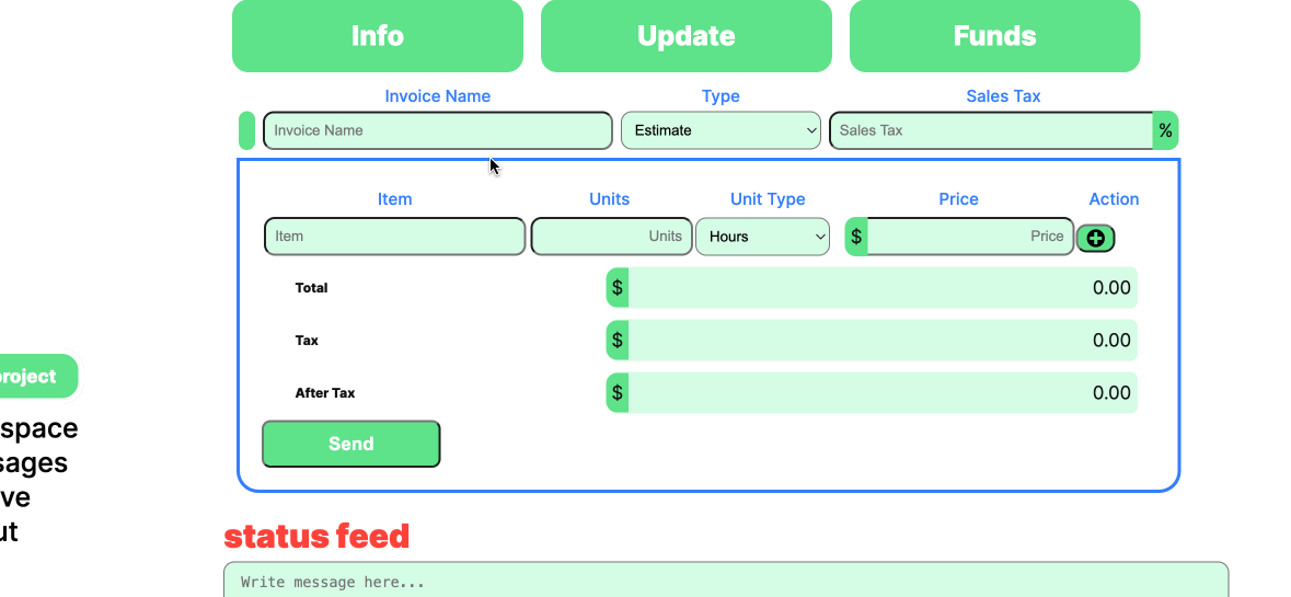 Project Status Feed