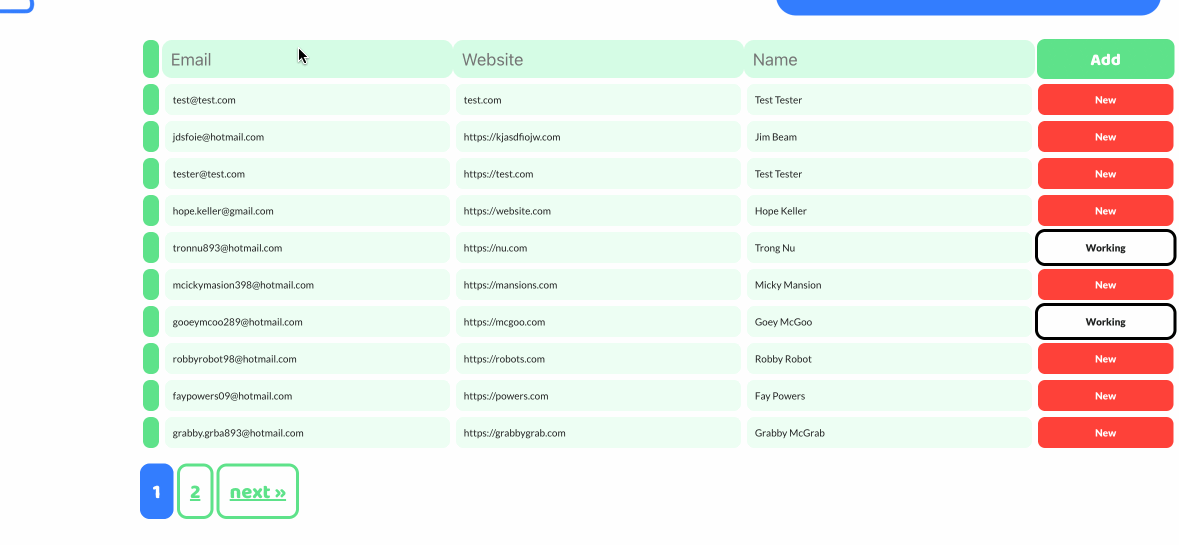 Projects List